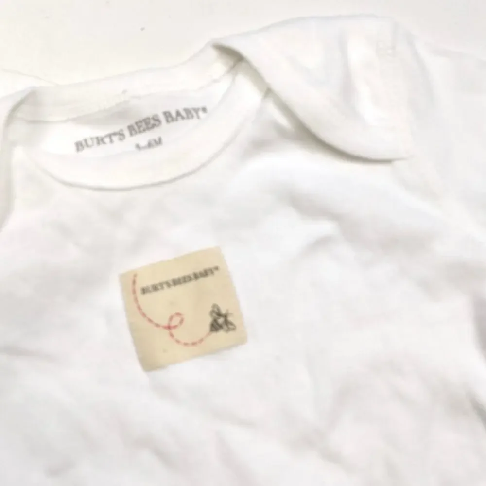 Burts Bees new white onesie
